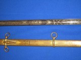 A SCARCE U.S. CIVIL WAR MODEL 1840 GENERAL OFFICERS SWORD IN EXCELLENT AND UNTOUCHED CONDITION! - 7 of 20