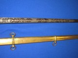 A SCARCE U.S. CIVIL WAR MODEL 1840 GENERAL OFFICERS SWORD IN EXCELLENT AND UNTOUCHED CONDITION! - 12 of 20