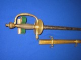 A SCARCE U.S. CIVIL WAR MODEL 1840 GENERAL OFFICERS SWORD IN EXCELLENT AND UNTOUCHED CONDITION! - 11 of 20
