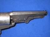 A VERY EARLY CIVIL WAR PERCUSSION COLT MODEL 1849 POCKET REVOLVER WITH ORIGINAL FACTORY SILVER FINISH AND SMALL TRIGGER GUARD IN FINE CONDITION! - 8 of 14