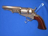 A VERY EARLY CIVIL WAR PERCUSSION COLT MODEL 1849 POCKET REVOLVER WITH ORIGINAL FACTORY SILVER FINISH AND SMALL TRIGGER GUARD IN FINE CONDITION! - 1 of 14