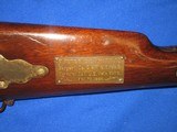 AN EARLY AND DESIRABLE U.S. CIVIL WAR MILITARY ISSUED SHARPS NEW MODEL 1863 RIFLE WITH A PERIOD BRONZE PLAQUE FROM G.A.R. HALL IDENTIFYING IT TO " - 3 of 19