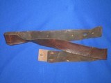 AN EARLY AND VERY SCARCE CIVIL WAR CONFEDERATE "C.S.A." RECTANGULAR BUCKLE WITH ORIGINAL CONFEDERATE BELT IN VERY NICE UNTOUCHED CONDITION! - 7 of 12