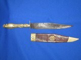 A CIVIL WAR CONFEDERATE "J. CALVERT" REVOLVER IN ITS CASE & A "CORSAN DENTON BERDEKIN CO." BOWIE KNIFE I'ED TO "BENJAMIN - 4 of 20
