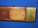 A CIVIL WAR CONFEDERATE "J. CALVERT" REVOLVER IN ITS CASE & A "CORSAN DENTON BERDEKIN CO." BOWIE KNIFE I'ED TO "BENJAMIN - 11 of 20