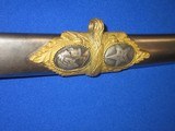 A VERY HIGH GRADE SAUERBIER MADE OFFICERS SWORD WITH A SILVER GRIP & HEAVY MOUNTS OF SILVER AND BRONZE PRESENTED TO "CAPT. CHARLES HUNSDON OF THE - 13 of 18