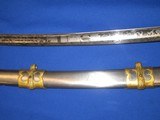 A VERY HIGH GRADE SAUERBIER MADE OFFICERS SWORD WITH A SILVER GRIP & HEAVY MOUNTS OF SILVER AND BRONZE PRESENTED TO "CAPT. CHARLES HUNSDON OF THE - 7 of 18