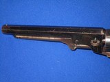 AN EARLY AND DESIRABLE CIVIL WAR COLT
MODEL 1862 PERCUSSION POCKET NAVY REVOLVER WITH A 6 1/2 INCH BARREL IN EXCELLENT CONDITION! - 4 of 14