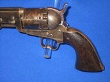 A U.S. CIVIL WAR COLT MODEL 1851 PERCUSSION NAVY REVOLVER ISSUED TO THE U.S. NAVY IN VERY GOOD PLUS CONDITION! - 2 of 14