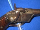 AN EARLY AND SCARCE CIVIL WAR 1ST TYPE SHARPS BREECH LOADING PERCUSSION SINGLE SHOT PISTOL IN VERY GOOD PLUS UNTOUCHED CONDITION! - 3 of 14