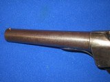AN EARLY AND SCARCE CIVIL WAR 1ST TYPE SHARPS BREECH LOADING PERCUSSION SINGLE SHOT PISTOL IN VERY GOOD PLUS UNTOUCHED CONDITION! - 8 of 14
