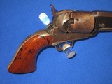 A VERY EARLY AND DESIRABLE CIVIL WAR PERCUSSION COLT
MODEL 1851 NAVY REVOLVER IN EXCELLENT CONDITION AND MADE IN 1852! - 6 of 17