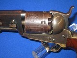 A VERY EARLY AND DESIRABLE CIVIL WAR PERCUSSION COLT
MODEL 1851 NAVY REVOLVER IN EXCELLENT CONDITION AND MADE IN 1852! - 3 of 17