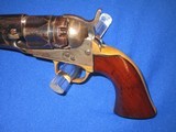 A CIVIL WAR COLT MODEL 1862 PERCUSSION POLICE REVOLVER WITH A 6 1/2 INCH BARREL IN EXCELLENT UNTOUCHED CONDITION! - 2 of 14