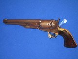 A CIVIL WAR COLT MODEL 1861 PERCUSSION ROUND BARREL NAVY REVOLVER IN VERY NICE AND ALL ORIGINAL UNTOUCHED CONDITION! - 1 of 16