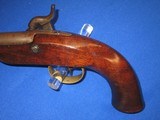 AN EARLY AND SCARCE U.S. ISSUED MEXICAN WAR & CIVIL WAR N.P. AMES MODEL 1842 PERCUSSION SINGLE SHOT NAVY PISTOL DATED 1844 IN VERY NICE CONDITION! - 6 of 17