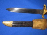 AN EARLY AND DESIRABLE CIVIL WAR U.S.N. MODEL 1861 DALHGREN BOWIE BAYONET DATED 1863 FOR THE WHITNEY PLYMOUTH NAVY RIFLE IN EXCELLENT CONDITITION! - 7 of 12