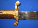 AN EARLY AND DESIRABLE CIVIL WAR U.S.N. MODEL 1861 DALHGREN BOWIE BAYONET DATED 1863 FOR THE WHITNEY PLYMOUTH NAVY RIFLE IN EXCELLENT CONDITITION! - 8 of 12