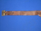 A SCARCE & EARLY U.S. CIVIL WAR MODEL 1855 RIFLEMAN'S BELT, FROG, BAYONET AND SCABBARD WITH A NAME ON THE BELT IN FINE UNTOUCHED CONDITION! - 6 of 18