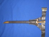 A SCARCE & EARLY U.S. CIVIL WAR MODEL 1855 RIFLEMAN'S BELT, FROG, BAYONET AND SCABBARD WITH A NAME ON THE BELT IN FINE UNTOUCHED CONDITION! - 4 of 18