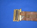 A SCARCE & EARLY U.S. CIVIL WAR MODEL 1855 RIFLEMAN'S BELT, FROG, BAYONET AND SCABBARD WITH A NAME ON THE BELT IN FINE UNTOUCHED CONDITION! - 7 of 18