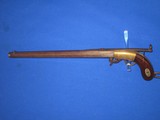 A VERY EARLY AND SCARCE 1840'S TO 1850'S AMERICAN MADE BRASS FRAMED COACH SHOULDER STOCKED UNDERHAMMER PERCUSSION RIFLE IN FINE UNTOUCHED COND - 2 of 16