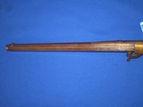 A VERY EARLY AND SCARCE 1840'S TO 1850'S AMERICAN MADE BRASS FRAMED COACH SHOULDER STOCKED UNDERHAMMER PERCUSSION RIFLE IN FINE UNTOUCHED COND - 15 of 16