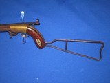 A VERY EARLY AND SCARCE 1840'S TO 1850'S AMERICAN MADE BRASS FRAMED COACH SHOULDER STOCKED UNDERHAMMER PERCUSSION RIFLE IN FINE UNTOUCHED COND - 16 of 16