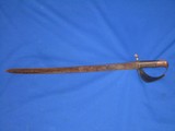 A Rare Confederate #563 British Model 1859 Enfield Naval Cutlass-Bayonet Struck By Shrap Metal On The Guard In Fine Untouched Condition!    - 2 of 9