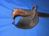 A Rare Confederate #563 British Model 1859 Enfield Naval Cutlass-Bayonet Struck By Shrap Metal On The Guard In Fine Untouched Condition!    - 6 of 9