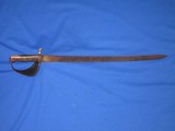 A Rare Confederate #563 British Model 1859 Enfield Naval Cutlass-Bayonet Struck By Shrap Metal On The Guard In Fine Untouched Condition!    - 3 of 9