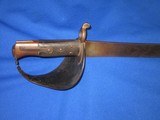 A Rare Confederate #563 British Model 1859 Enfield Naval Cutlass-Bayonet Struck By Shrap Metal On The Guard In Fine Untouched Condition!    - 4 of 9