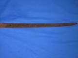 A Rare Confederate #563 British Model 1859 Enfield Naval Cutlass-Bayonet Struck By Shrap Metal On The Guard In Fine Untouched Condition!    - 5 of 9