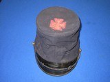 A Scarce And Very Desirable U.S. Civil War McDowell Forage Cap With Original 5th Corp Badge Sewn On The Top In Fine Untouched Condition! - 2 of 9