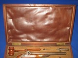 An Early Civil War Belgium Made Percussion Dueling Pistol In Its Original Double Casing With All Its Multiple Accessories In Excellent Condition! - 3 of 16