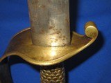 An Early And Scarce U.S. Civil War & Mexican War Ames Model 1841 Naval Cutlass Dated 1846 In Very Nice Untouched Condition! - 10 of 12