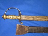 An Early And Scarce U.S. Civil War & Mexican War Ames Model 1841 Naval Cutlass Dated 1846 In Very Nice Untouched Condition! - 5 of 12