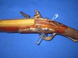 An Early And Scarce 1790-1810 High Grade Eliptical Brass Duck Bill Barreled Blunderbuss With A Flip Out Bayonet In Fine Plus Untouched Condition! - 6 of 17