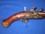 An Early Napoleonic Wars Tower British Military Long Sea Service Flintlock Pistol Dated 1806 In Fine Condition! - 2 of 20