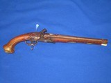 A Very Early "I.S. Meckel, A. Suerin" Marked German Made Deluxe Flintlock Pistol Circa 1720-1730 In Fine Untouched Condition! - 1 of 17