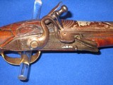 A Very Early "I.S. Meckel, A. Suerin" Marked German Made Deluxe Flintlock Pistol Circa 1720-1730 In Fine Untouched Condition! - 3 of 17