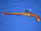 A Very Early "I.S. Meckel, A. Suerin" Marked German Made Deluxe Flintlock Pistol Circa 1720-1730 In Fine Untouched Condition! - 5 of 17