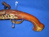 A Very Early "I.S. Meckel, A. Suerin" Marked German Made Deluxe Flintlock Pistol Circa 1720-1730 In Fine Untouched Condition! - 8 of 17