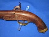 Early Belgium Made Confederate Civil War Percussion Pistol With Swivel Ramrod Id'ed On The Backside To "CO. B, 5TH G.A. CAV." By Family! - 6 of 12