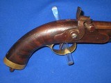 Early Belgium Made Confederate Civil War Percussion Pistol With Swivel Ramrod Id'ed On The Backside To "CO. B, 5TH G.A. CAV." By Family! - 3 of 12