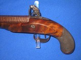 Early High Quality Circa 1790 To 1810 Brunn Large 3/4" Bore Flintlock Pistol - 7 of 13