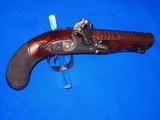 Early High Quality Circa 1790 To 1810 Brunn Large 3/4" Bore Flintlock Pistol - 1 of 13