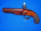Early High Quality Circa 1790 To 1810 Brunn Large 3/4" Bore Flintlock Pistol - 2 of 13
