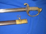 U.S. Civil War Model 1850 Foot Officers Sword Identified to "Capt. William Barwick, 173rd Ret. N.Y. Vols. - 8 of 12