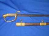U.S. Civil War Model 1850 Foot Officers Sword Identified to "Capt. William Barwick, 173rd Ret. N.Y. Vols. - 9 of 12